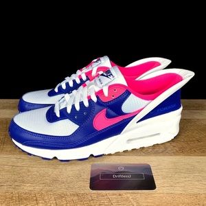 NWT Nike Air Max 90 FlyEase Royal & Pink